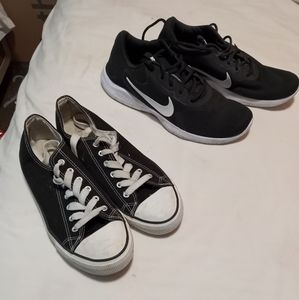 Nike flex experience and Converse Like Gently used